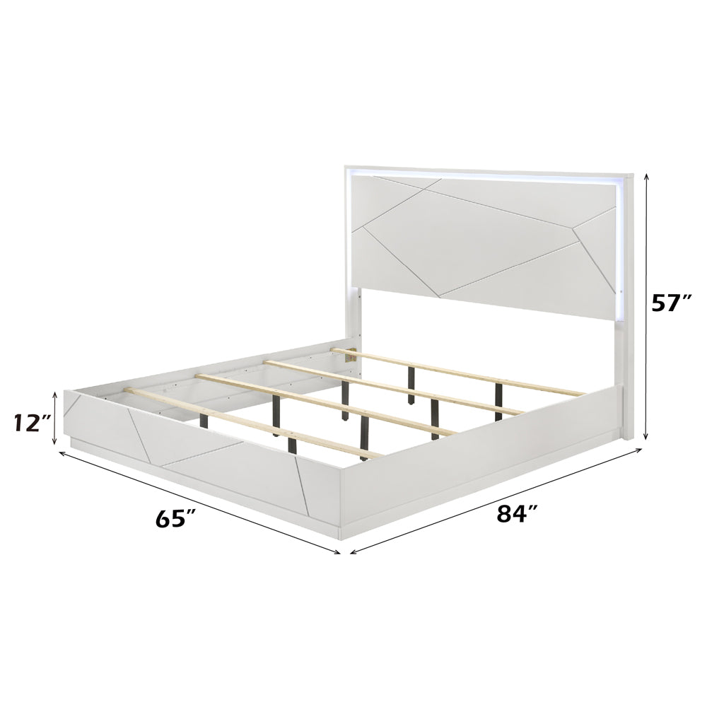 ACME Esther LED Bed – top view – Lusso Furniture Miami