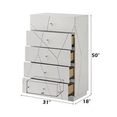 ACME Esther Chest – room setting – Lusso Furniture Miami
