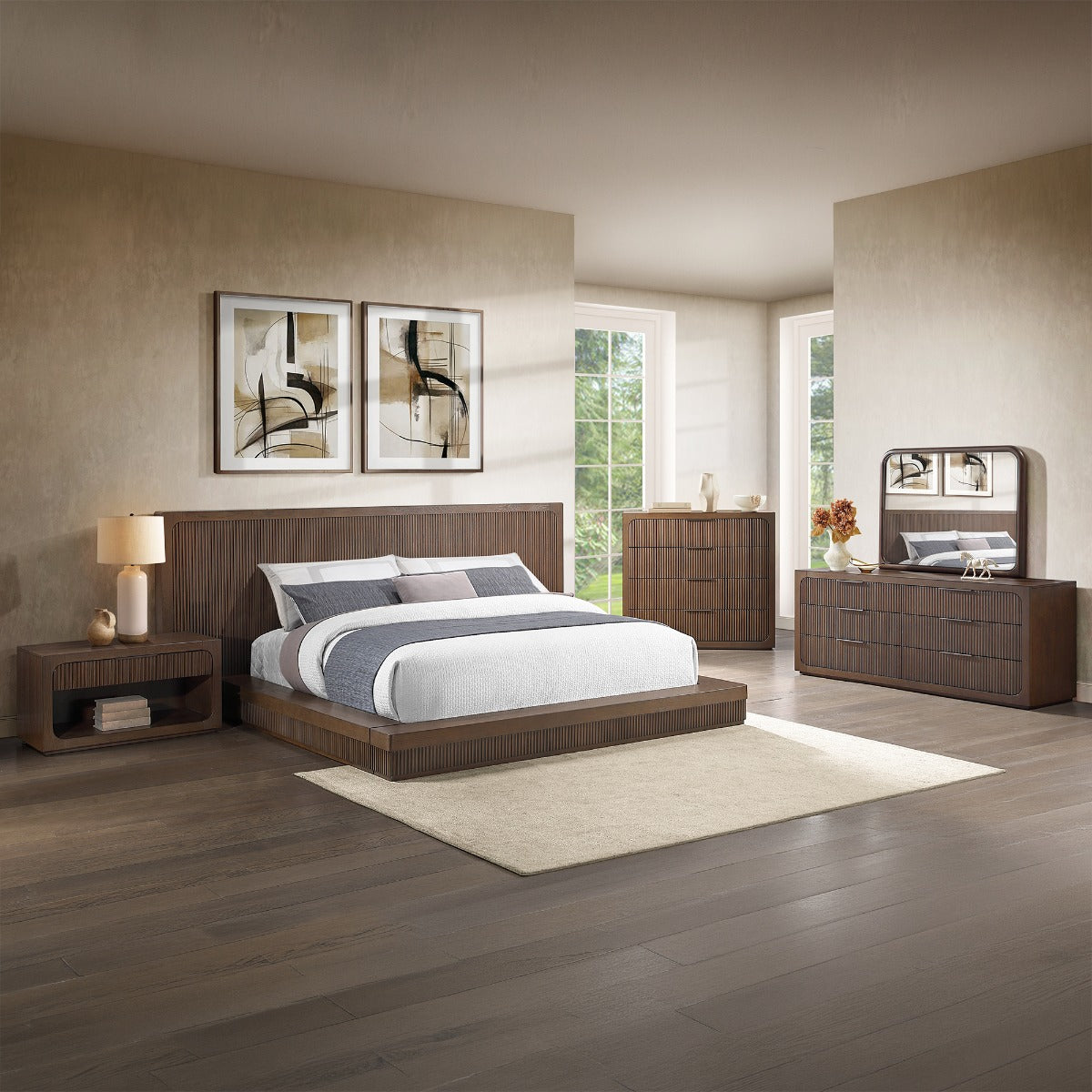 ACME Leanna Bed – finish detail – Lusso Furniture Miami