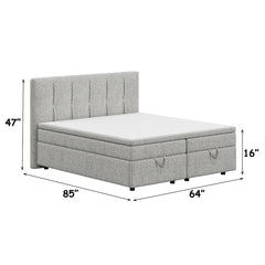 ACME Avenia Storage Bed – view 11 – Lusso Furniture Miami
