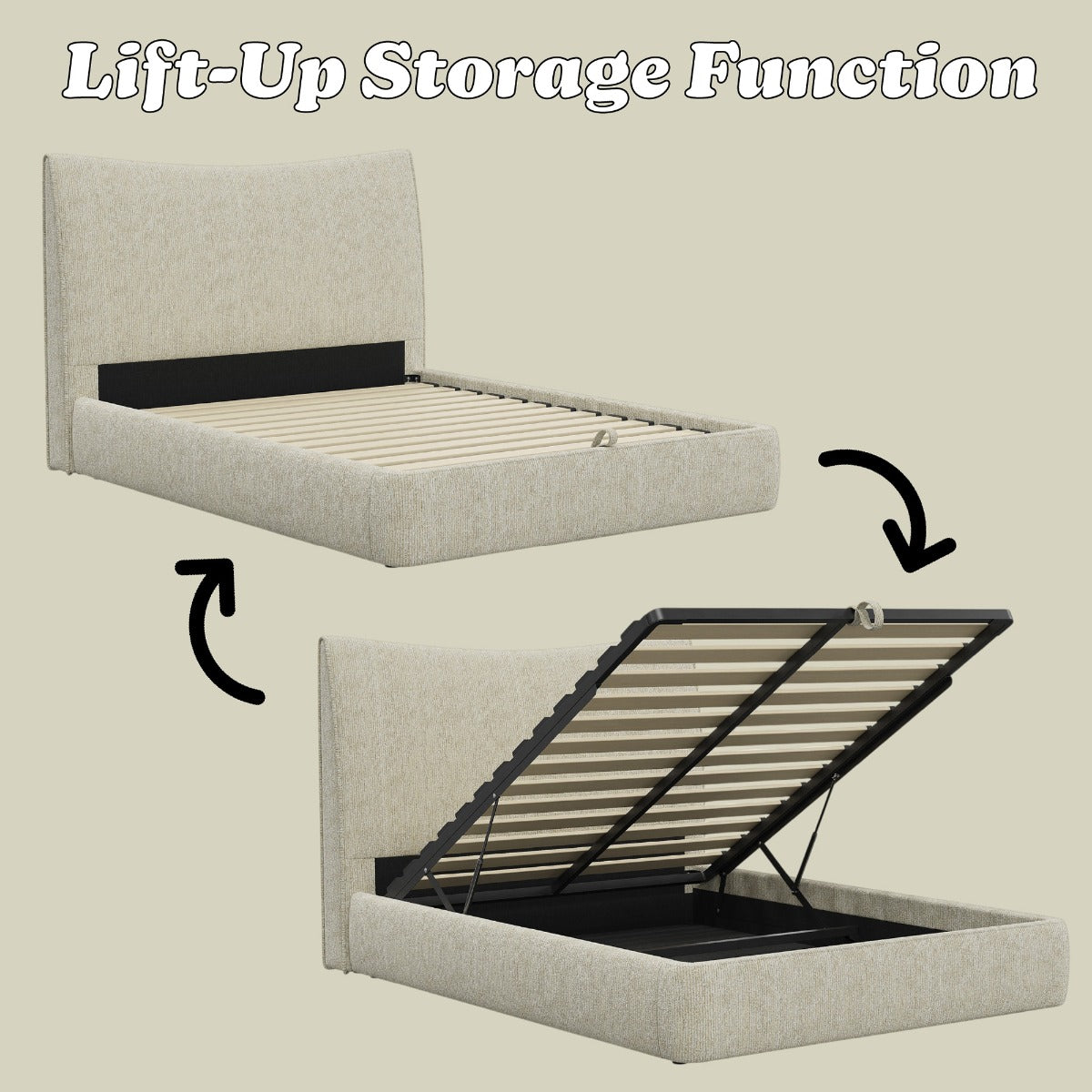 ACME Angulo Storage Bed – view 14 – Lusso Furniture Miami