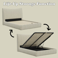 ACME Angulo Storage Bed – top view – Lusso Furniture Miami