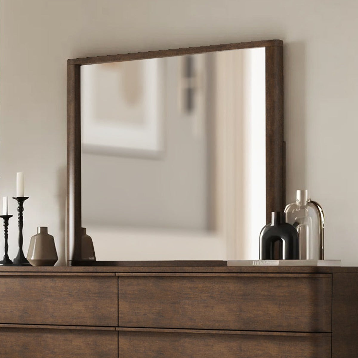 ACME Zoey Mirror – front view – Lusso Furniture Miami