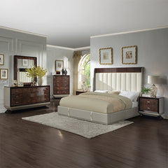 ACME Jamonica Bed – alternate view – Lusso Furniture Miami