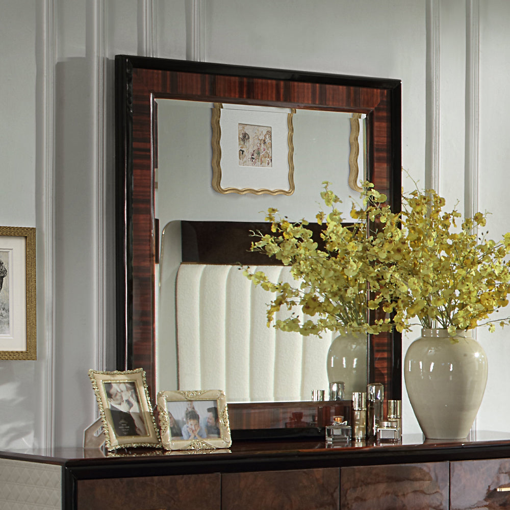 ACME Jamonica Mirror – front view – Lusso Furniture Miami