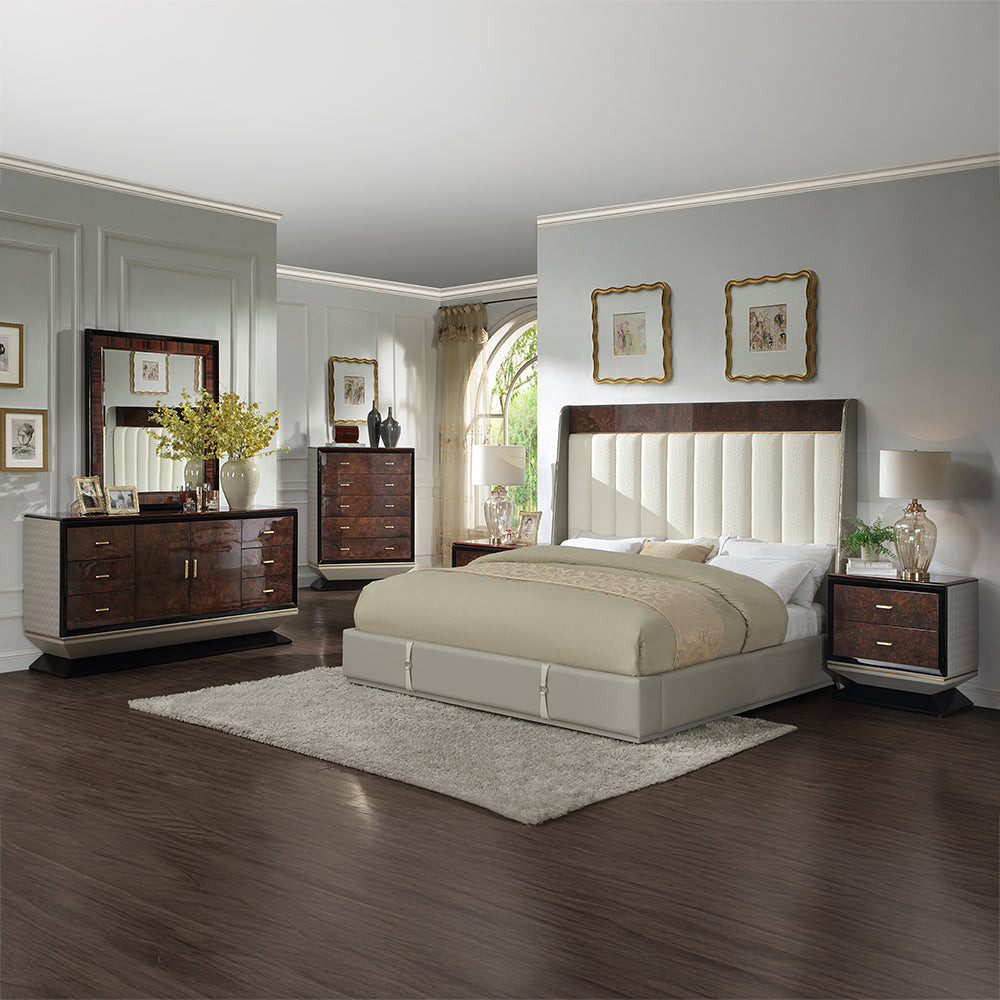 ACME Jamonica Mirror – close-up – Lusso Furniture Miami