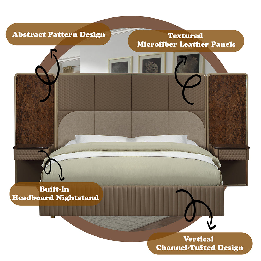 ACME Marcelino Bed – top view – Lusso Furniture Miami