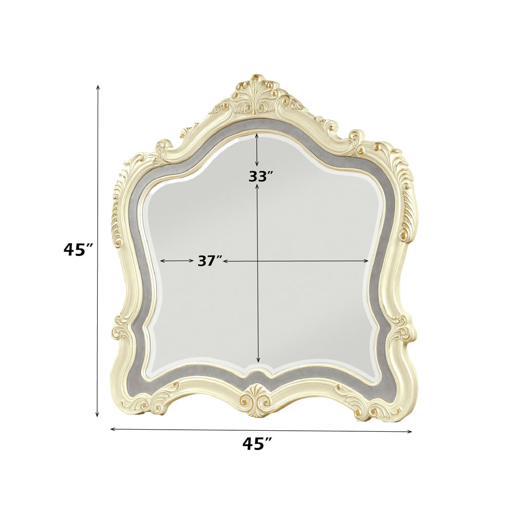ACME Chantelle Mirror – angle view – Lusso Furniture Miami