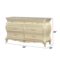 ACME Chantelle Dresser – angle view – Lusso Furniture Miami