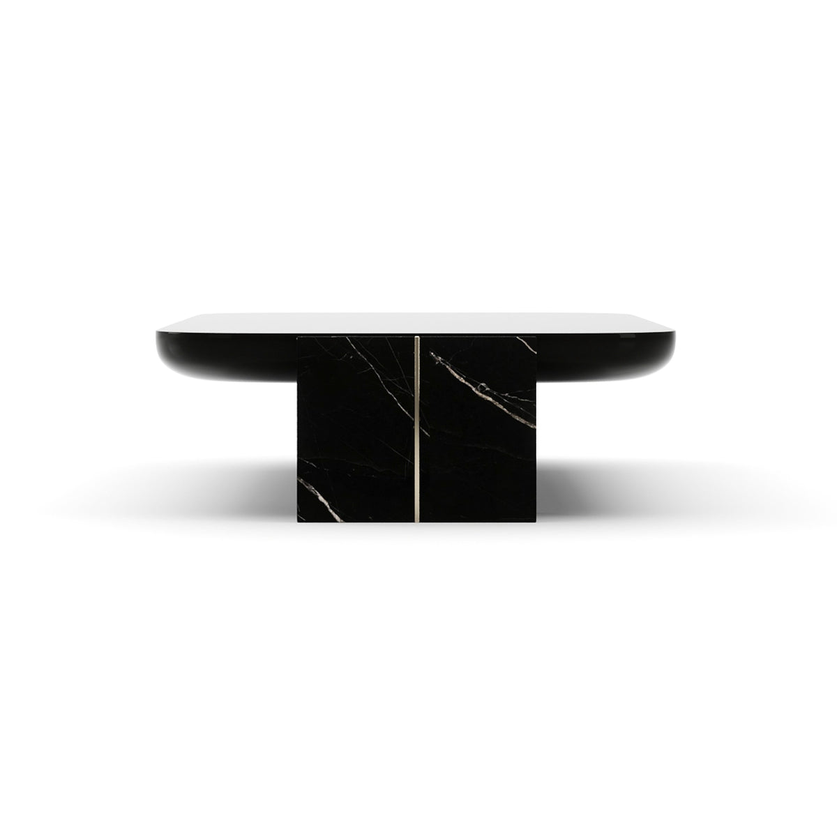 Caracole Overlap Rectangle Cocktail Table – room setting – Lusso Furniture Miami