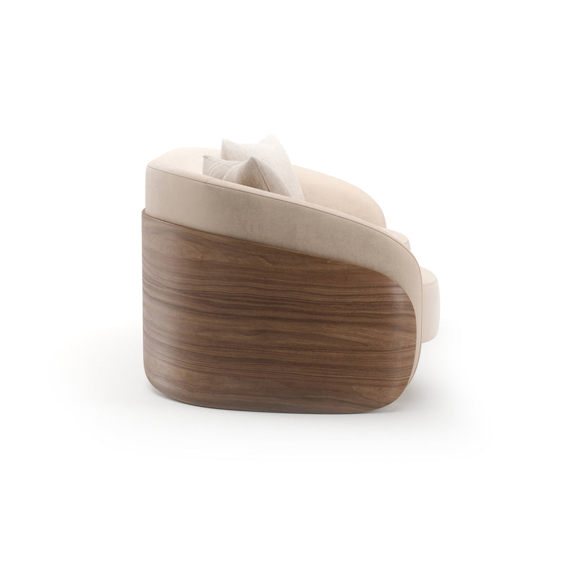 Caracole Fleur Wood Back Sofa-zoom-