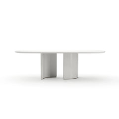 Caracole Tobie Rectangular Dining Table – front view – Lusso Furniture Miami