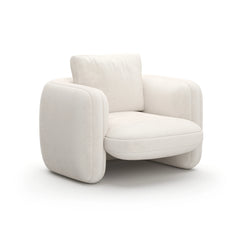 Caracole Overlap Accent Chair – back view – Lusso Furniture Miami