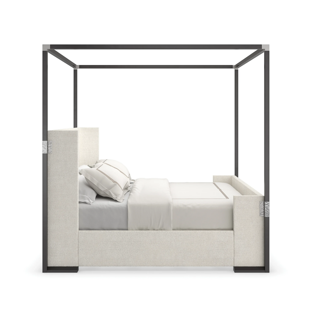 Caracole Shelter Me Bed – front view – Lusso Furniture Miami