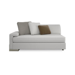 Caracole Shelfish Sectional Components – front view – Lusso Furniture Miami