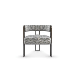 Caracole Streamliner Chair – front view – Lusso Furniture Miami