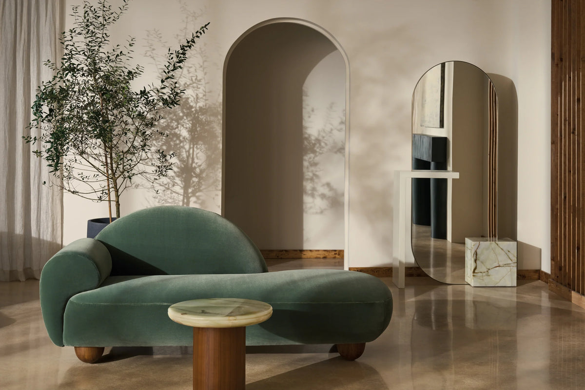 Caracole Monaco Mirror – angle view – Lusso Furniture Miami