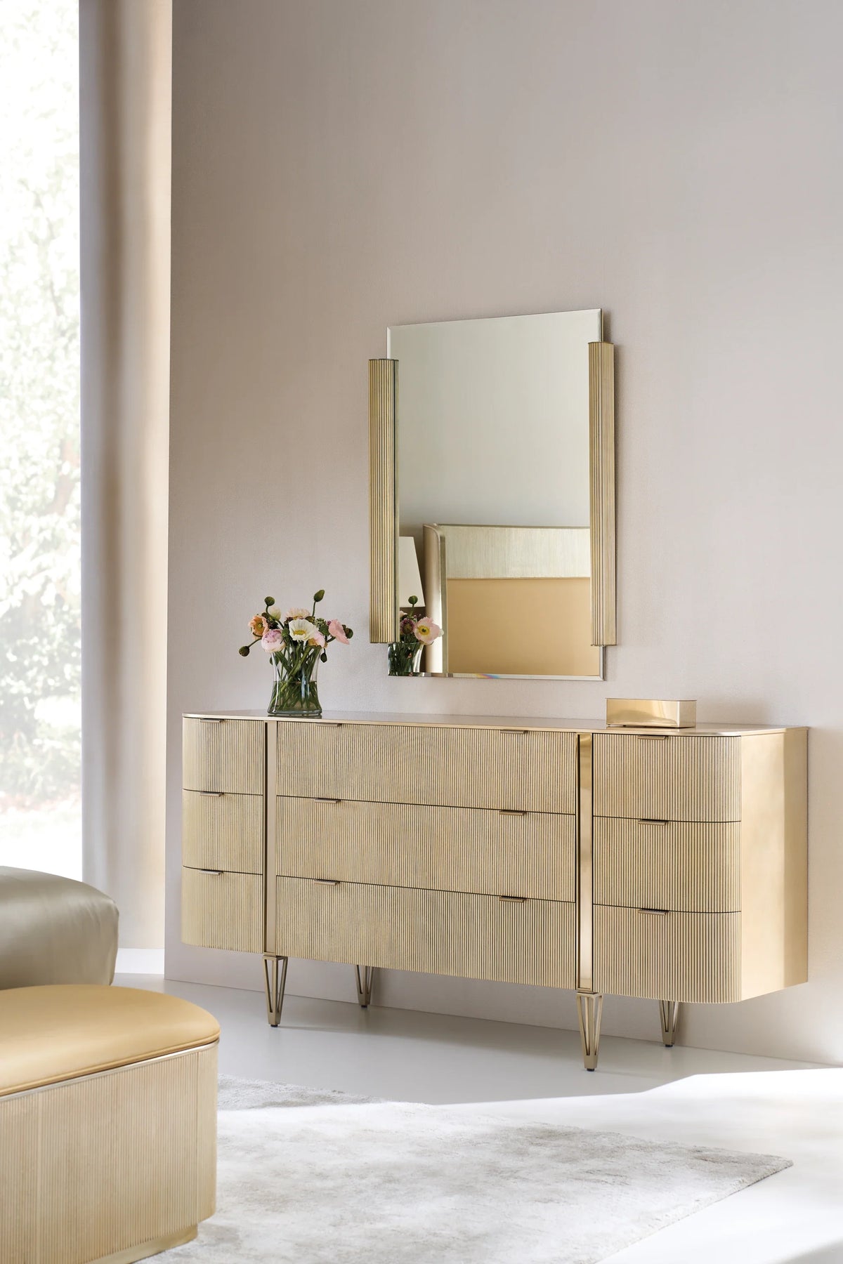 Caracole Love Dresser – finish detail – Lusso Furniture Miami