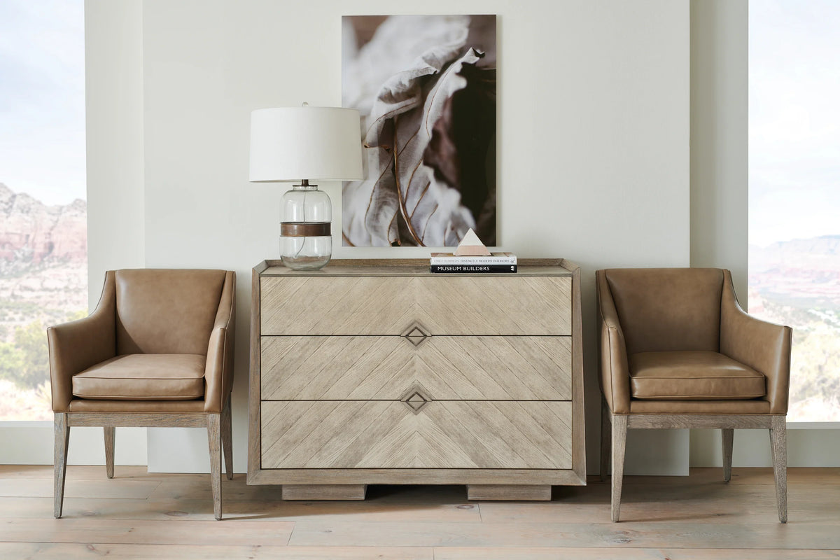 Caracole A Natural Chest – side view – Lusso Furniture Miami