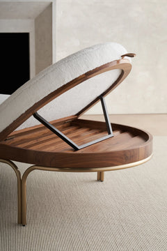 Caracole Rhythm Chaise – room setting – Lusso Furniture Miami