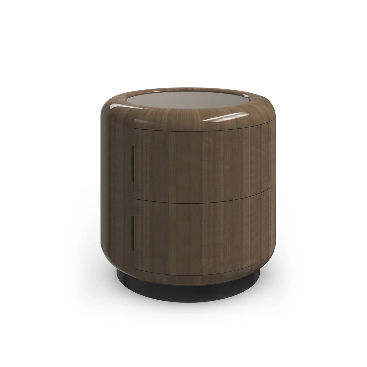 Caracole Gelee Monolith Round Accent Table – close-up – Lusso Furniture Miami