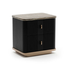 Caracole Rhythm Nightstand – top view – Lusso Furniture Miami