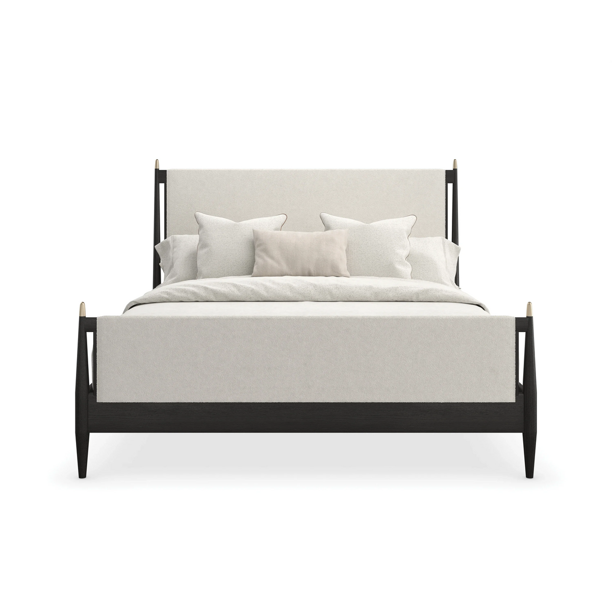 Caracole Rhythm Bed – front view – Lusso Furniture Miami