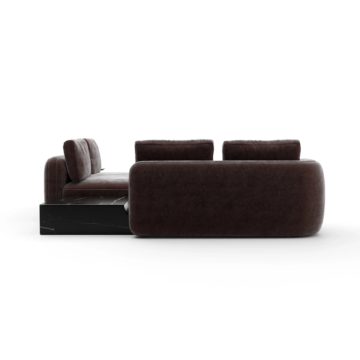 Caracole Overlap Sectional – view 66 – Lusso Furniture Miami