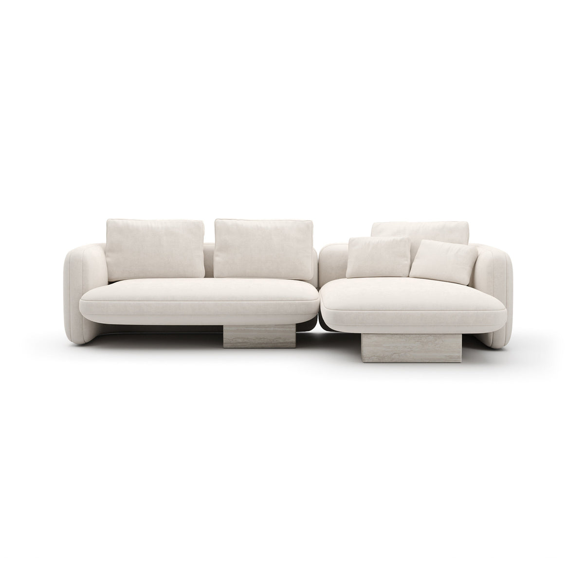 Caracole Overlap Sectional – view 37 – Lusso Furniture Miami