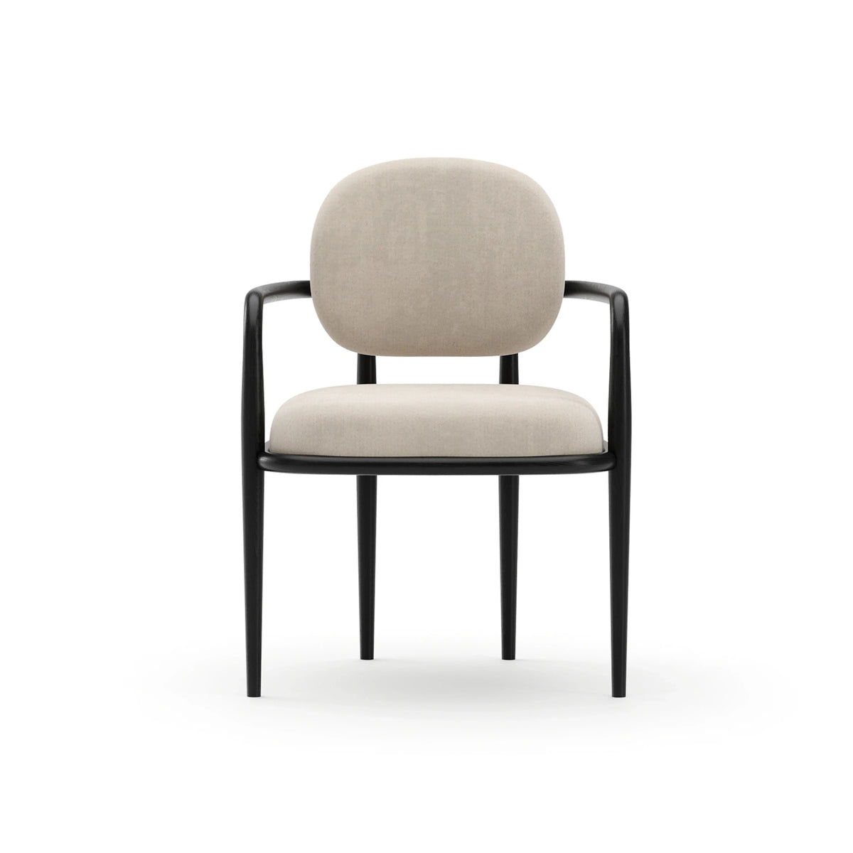 Caracole Madera Arm Chair – front view – Lusso Furniture Miami