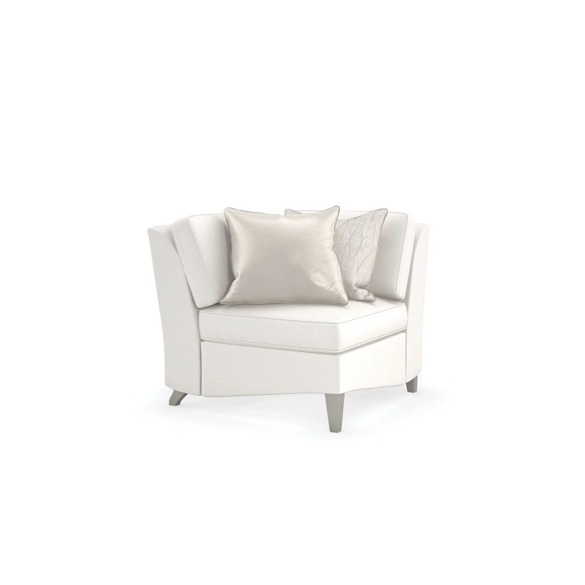 Caracole Victoria Corner Sectional – side view – Lusso Furniture Miami