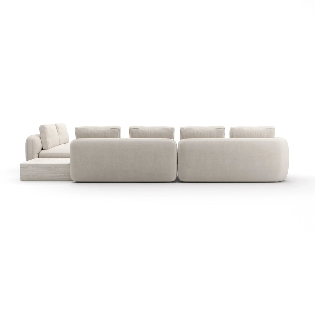 Caracole Overlap Sectional – view 60 – Lusso Furniture Miami