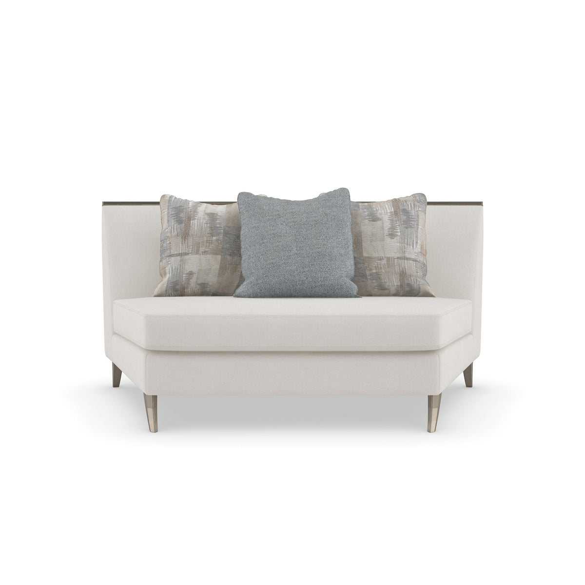 Caracole X Factor Wedge Sectional – front view – Lusso Furniture Miami
