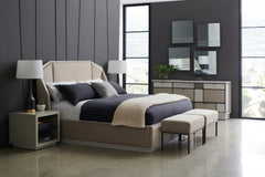 Caracole Expressions Bed – angle view – Lusso Furniture Miami