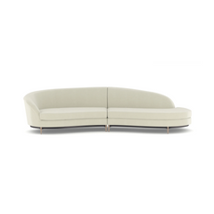 Caracole Three's Company Sectional – alternate view – Lusso Furniture Miami