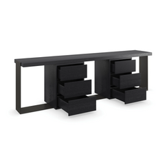 Caracole Gabby Console – back view – Lusso Furniture Miami