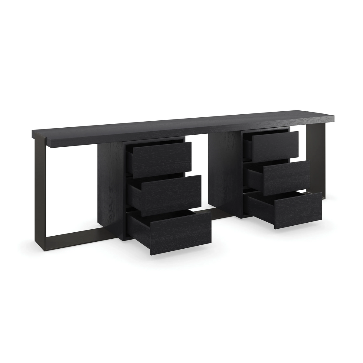 Caracole Gabby Console – back view – Lusso Furniture Miami