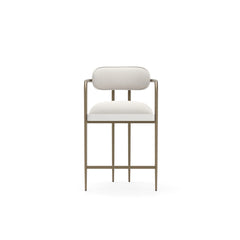 Caracole Emphasis Counter Stool – front view – Lusso Furniture Miami