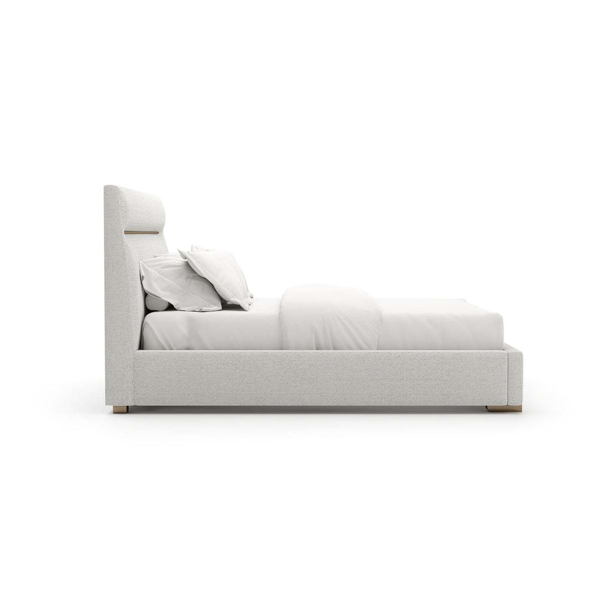 Caracole Counter Balance Bed – side view – Lusso Furniture Miami