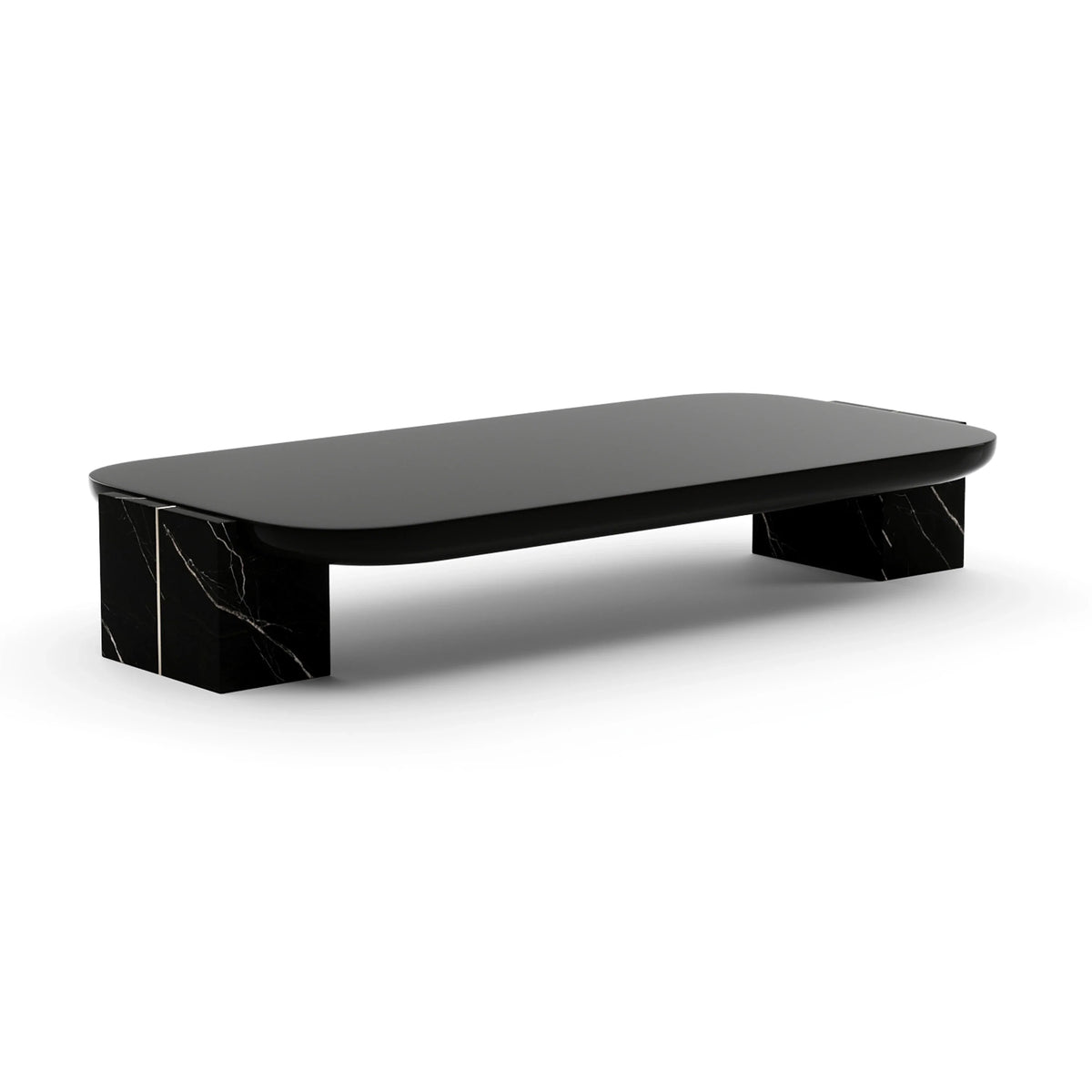 Caracole Overlap Rectangle Cocktail Table – detail – Lusso Furniture Miami