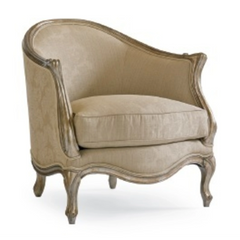 Caracole Le Chaise Accent Chair – angle view – Lusso Furniture Miami