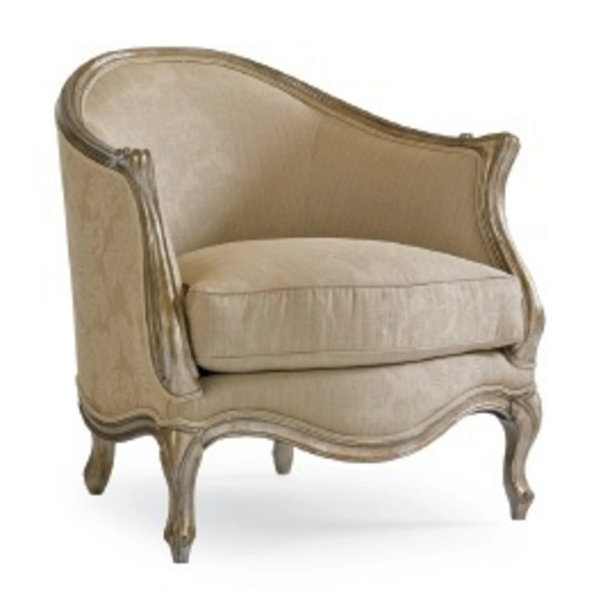 Caracole Le Chaise Accent Chair – angle view – Lusso Furniture Miami