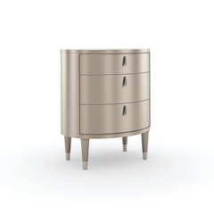 Caracole Beauty Nightstand – side view – Lusso Furniture Miami