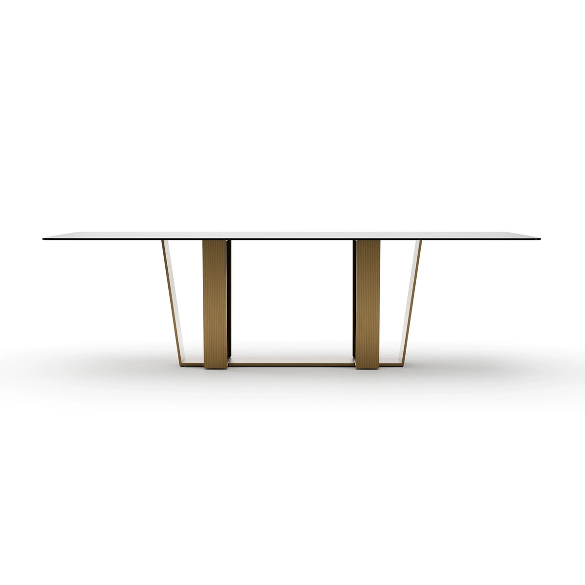 Caracole Counter Balance Dining Table – front view – Lusso Furniture Miami