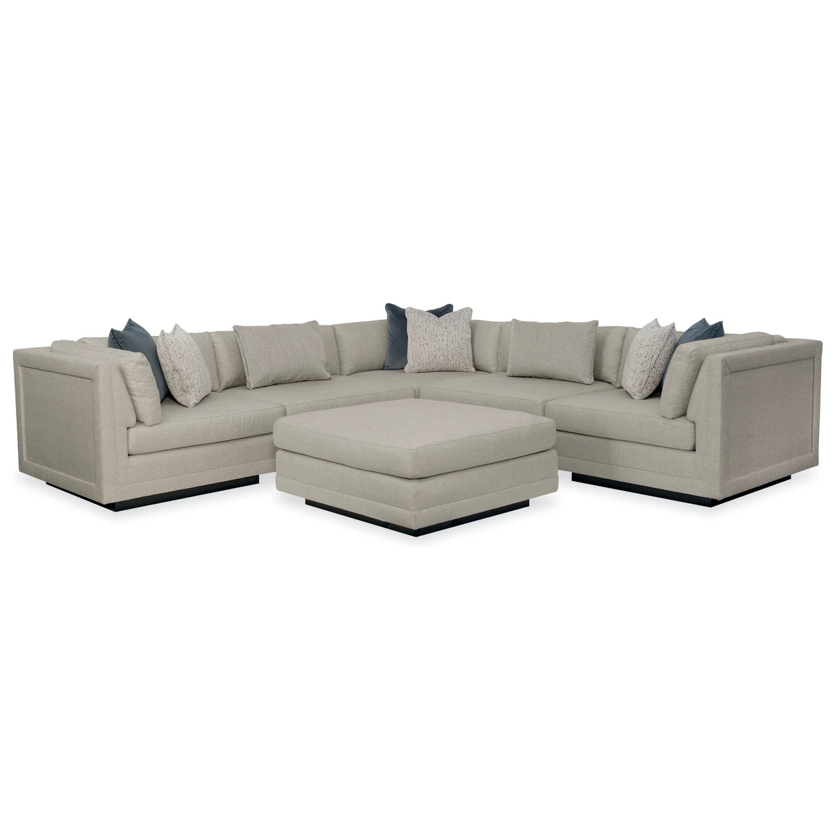 Caracole Fusion Sectional – view 20 – Lusso Furniture Miami