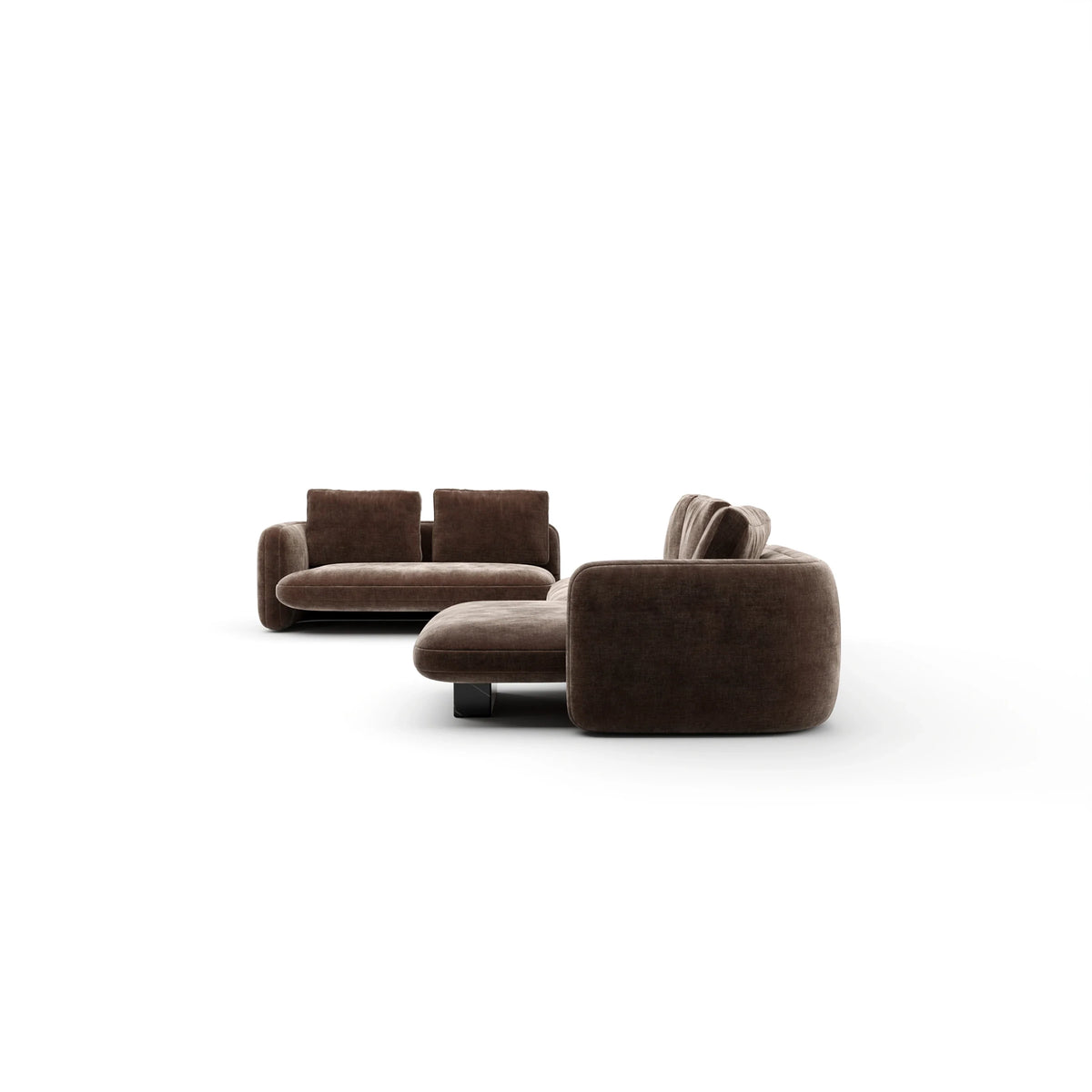 Caracole Overlap Sectional – view 83 – Lusso Furniture Miami