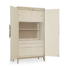 Caracole Watercolours Armoire – detail – Lusso Furniture Miami