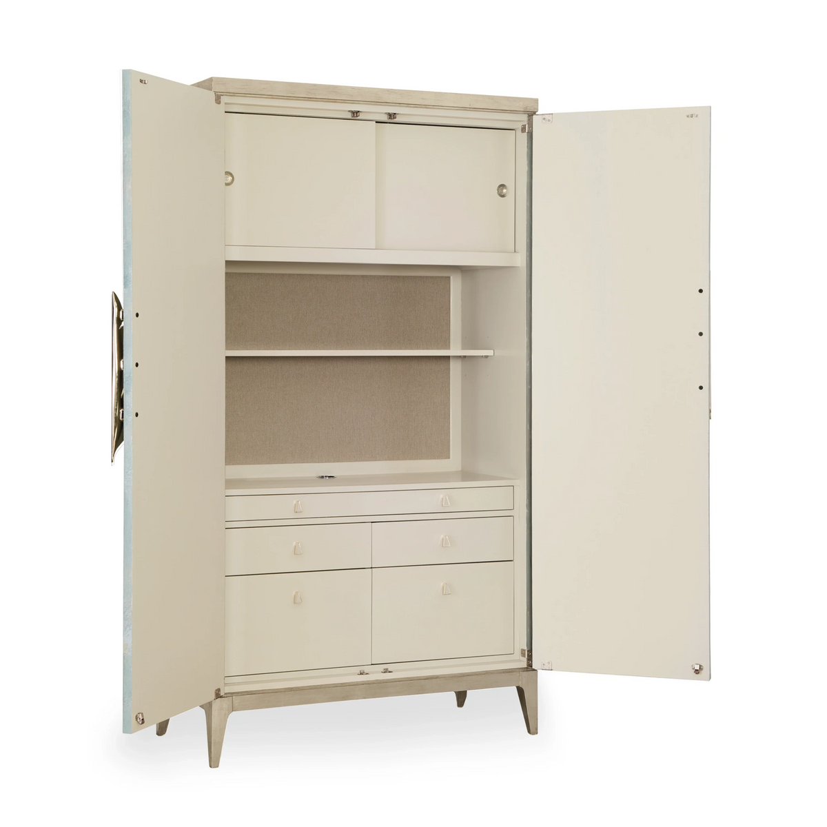 Caracole Watercolours Armoire – detail – Lusso Furniture Miami
