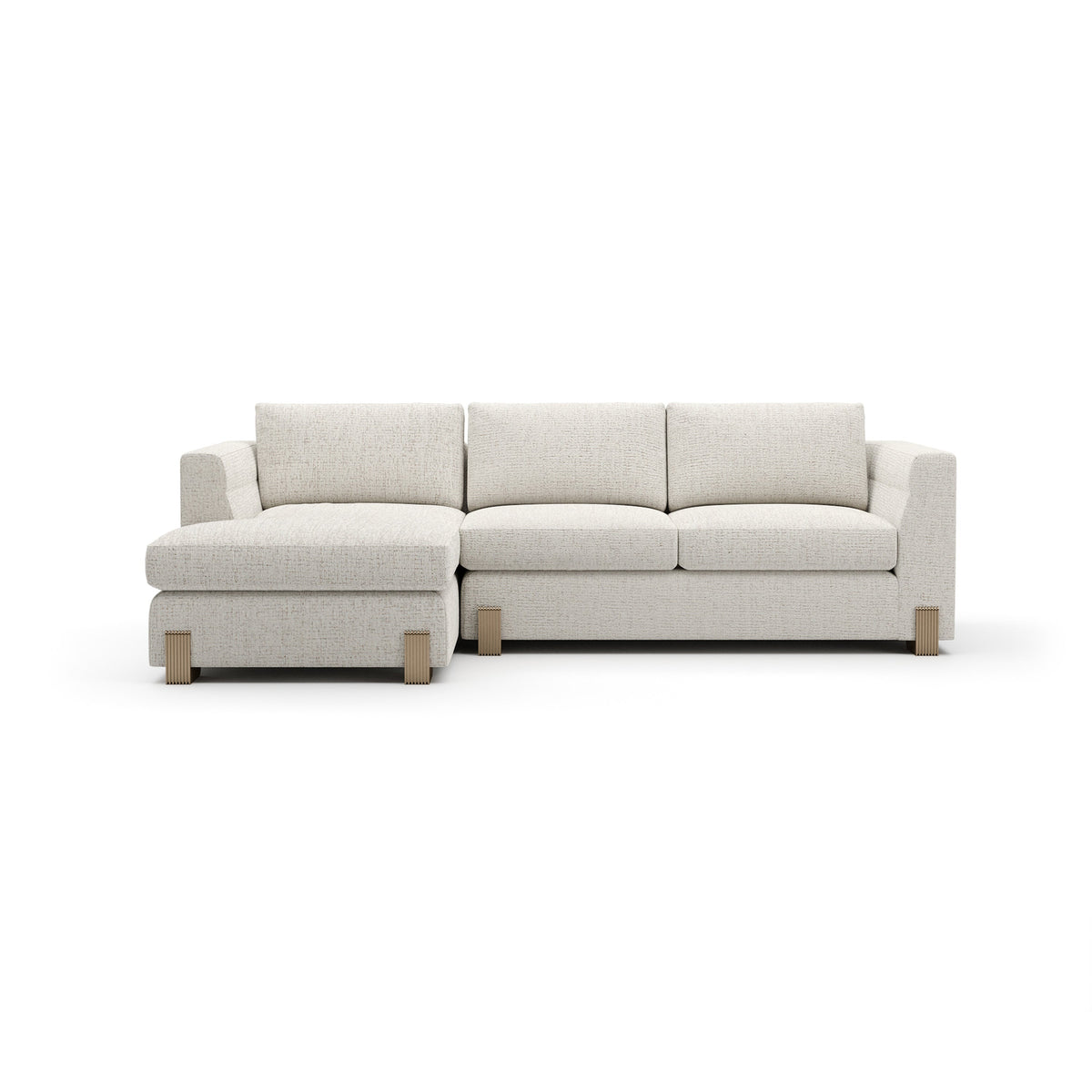 Caracole Counter Balance Sectional – room setting – Lusso Furniture Miami