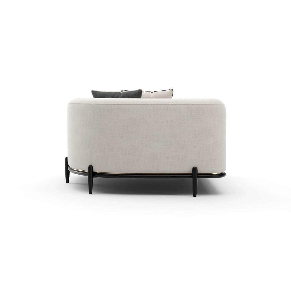 Caracole Madera Sectional Components – back view – Lusso Furniture Miami